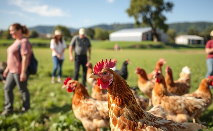 Family on Farm Tour