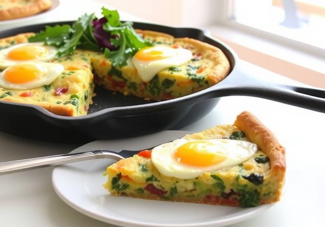 Farm fresh egg frittata recipe from Playmodex organic poultry Seville