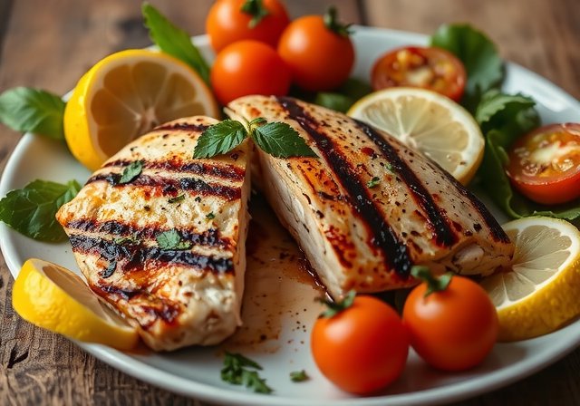 Grilled Andalusian Chicken recipe using free-range chicken from Playmodex